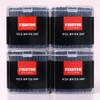 K.S.co. 3+1 KSCO Findew Black Spiral Cotton Swabs, 200 pieces,
