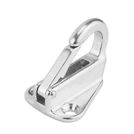 DEWIN Pack of 2 Boat Hooks, Fender Hooks, Marine 316 Stainless Steel Spring Carabiner, Safety Heavy Hook, Boat Sail, Tug Ship Hardware