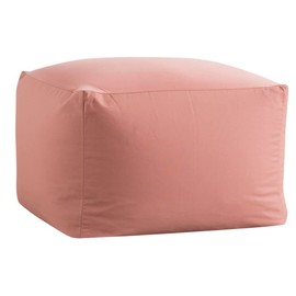 Bead Cushion Cover Damper Cushion Cover Fits Body Only Washable Cover Solid Color Change of Clothes Easy Removal Soft Cube Chair 25.6 x 25.6 x 16.9 inches (65 x 65 x 43 cm)