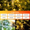 ASFSKY Dragonfly Solar Lights Outdoor 50 LED Dragonfly Lights Waterproof