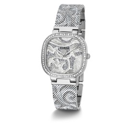 GUESS 32019893 Women's Watch Analogue Quartz One Size Silver, silver, Bracelet