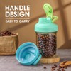AIEVE Mason Jar Lids with Flip Top, 4 Pack, Reusable,