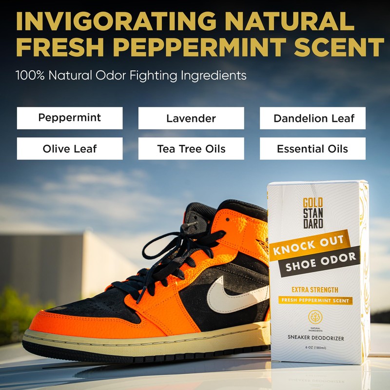 Gold Standard Shoe Deodorizer Spray, 6 oz – Shoe Spray