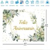 Ticuenicoa 7x5ft Feliz Aniversario Backdrop Mexican Happy Anniversary Photography Background