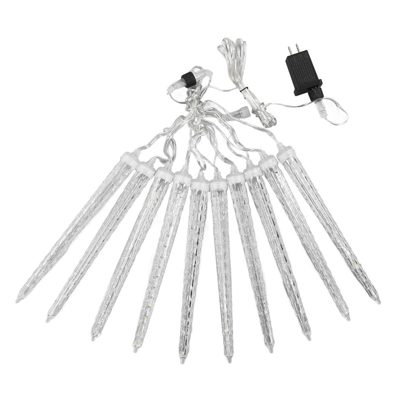 4W Meteor Shower Lights 7V 6.6ft IP65 Waterproof Plastic Christmas