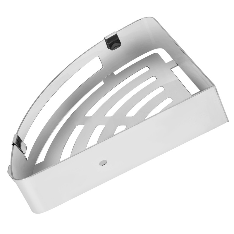 304 Stainless Steel Hollow Triangular Corner Shelf Shampoo Storage Rack
