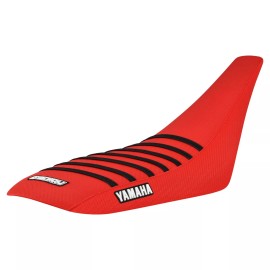 Yamaha YFZ 450 Gripper Seat Cover 2004 - 2013  all RED/BLACK ribs LOGO #200