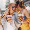 Ceenna 30 Pack 34 oz Lemon Plastic Drink Buckets with
