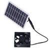 2.5W Solar Panel Fan Solar Pet Exhaust Air Flowing Fan