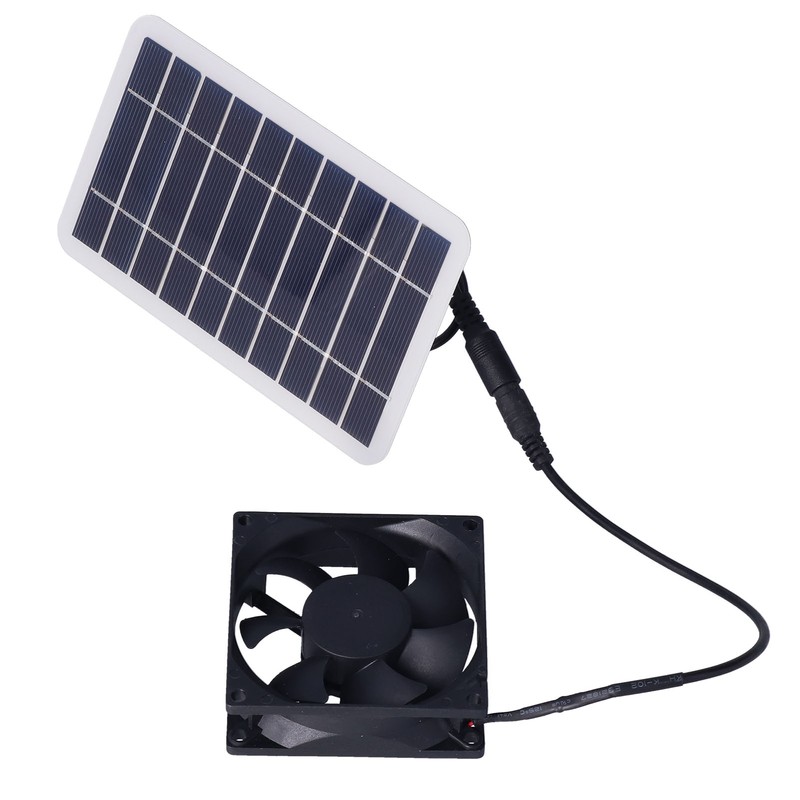 2.5W Solar Panel Fan Solar Pet Exhaust Air Flowing Fan