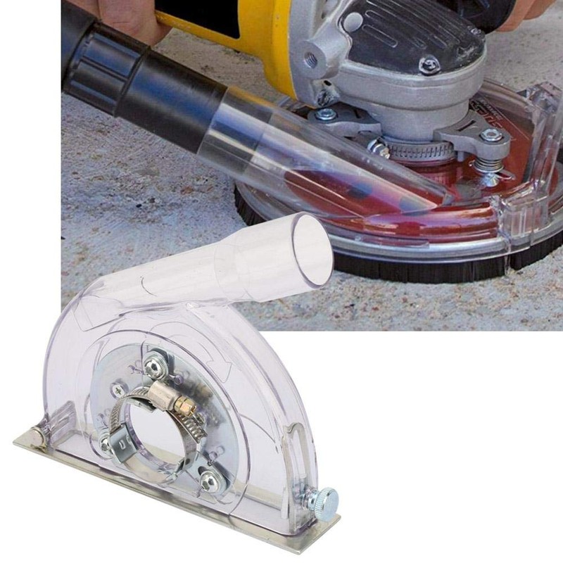 Angle Grinder Dust Collection Attachment Cutting Dust Shroud for 100/125/150mm
