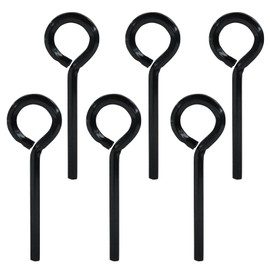 Aracombie 6Pcs 5/32 Standard Hex Dogging Key with Full Loop, Allen Wrench Key, Hex Key Ring for Push Bar Panic Exit Devices