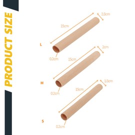 4 Stück Schneidbar Silikon Zehenschutz, 3 Größen Zehenschutz Silikon, Soft Gel Schneidbar Zehentrenner, Atmungsaktiv Zehenpolster Zehenkappen, für Corns Remover, Callus Kissen, Bunion, Schwielen
