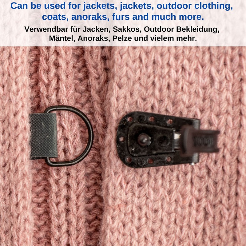 Fastening Button for Jersey, Coats, Jackets, Jackets and Windbreakers, Pack