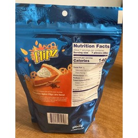 Flipz Pumpkin Spice Limited Edition Chocolate Covered Pretzel Pumpkin Spice