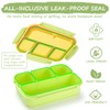 QQKO Bento Box for Kids Adults, School Toddler Lunch Box