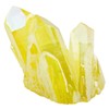 Nupuyai titanium coated rock crystal, druse rough stone, irregular crystal,