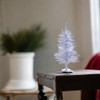 Kurt S. Adler Silver Tinsel Miniature 18 Inch Christmas Tree