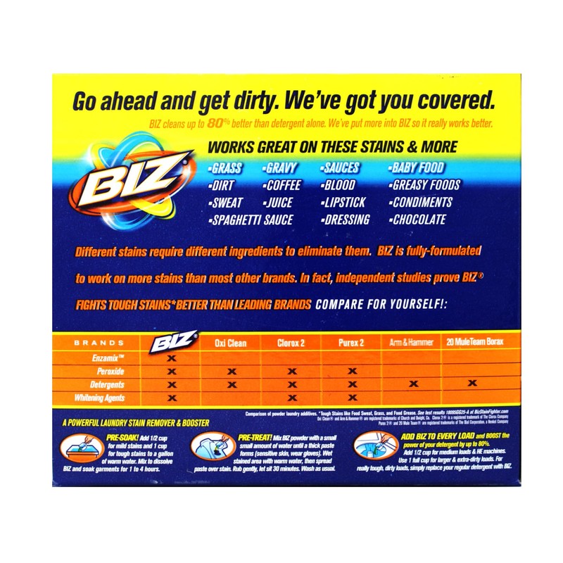 BIZ Powder 60 Oz. (Pack of 2)