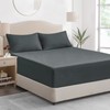 Tifschlaf Double Fitted Sheet Deep - Dark Grey Bed Sheet