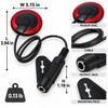2pcs ST-20 Piezo Contact Pickup for Guitar and Ukulele, Compact