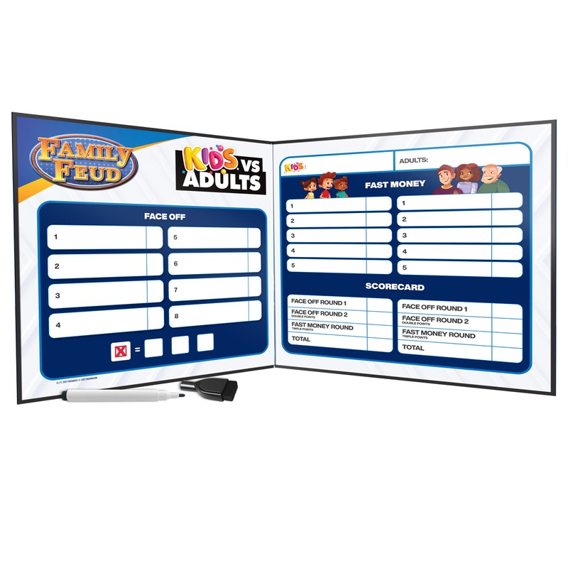 Imagination Gaming Family FEUD Kids VS Adults Edition Card Game,