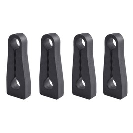 Kaaruisi Car Sound Deadener Dampers Door Lock Buffer Deadening Damping Rubber Pad Shock Resistant Damping Protector