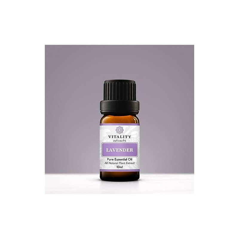 Vitality Extracts Lavender Essential Oil - Natural Calm, Stress Relief,