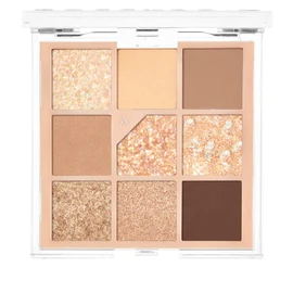 UNLEASHIA Glitterpedia - Sombra de ojos Paleta Maquillaje de ojos Maquillaje de punto Cosméticos (n. 2, color marrón), 0.2 ounces, 6.2 gramo, 1 item