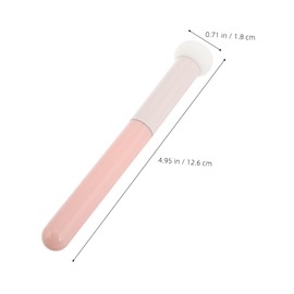 FRCOLOR Mushroom Makeup Sponge Brush Applicator for under Eye and Face Precision Concealer Tool for Blending Portable Dual-use for Travel and Daily Makeup