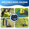 CHIHOLEN Pack of 6 Grass Trimmer Line Spool Compatible with