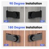 Mechanical Password Rotary Hasp Locks, Cabinet Locks with Combination, Door