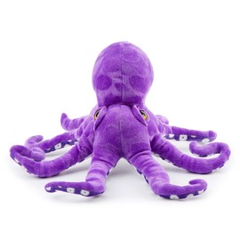 Zappi Co Ultra Soft Purple Octopus Plush Toy (35cm Length) - 100% Recycled, Eco-Friendly, Newborn Gift, Realistic Lifelike