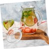 VINTORKY 2pcs Glass Water Pitcher Lid Replacement Reusable Cover for