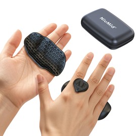 NiuMid 2nd Gen Enlarged Anti-Slip Workout Grips - Ergonomic Silicon Hand Protector Gloves for Weight Lifting, Pull-Ups, Gym Training and Exercise, for Men and Women