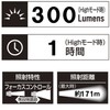 GENTOS LED Flashlight GF - 007DG (300 Lumens Brightness/1 Hour