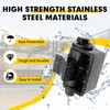 2 Pack Heavy Duty Weld-On Gate Hinges, Supports 1100lbs, Durable