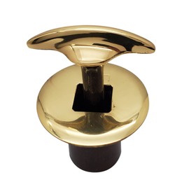 Westbrass R500-03 3/4" NPSM Gas Fire Pit and Fireplace Log Lighter Key Valve Trim Kit, Polished Brass