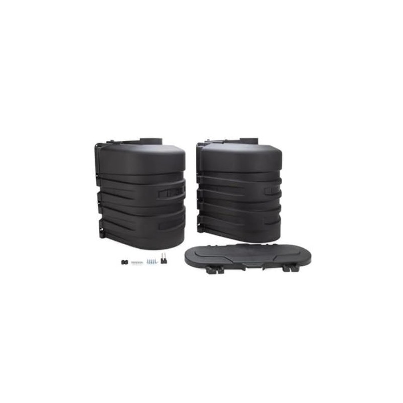 Propane Tank Cover, Double 20lb, Black