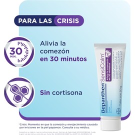 Bepanthen SensiCalm Crema con Dexpantenol Sin Cortisona, Alivio de Comezón e Irritación por Dermatitis Atópica/Eccema 20g