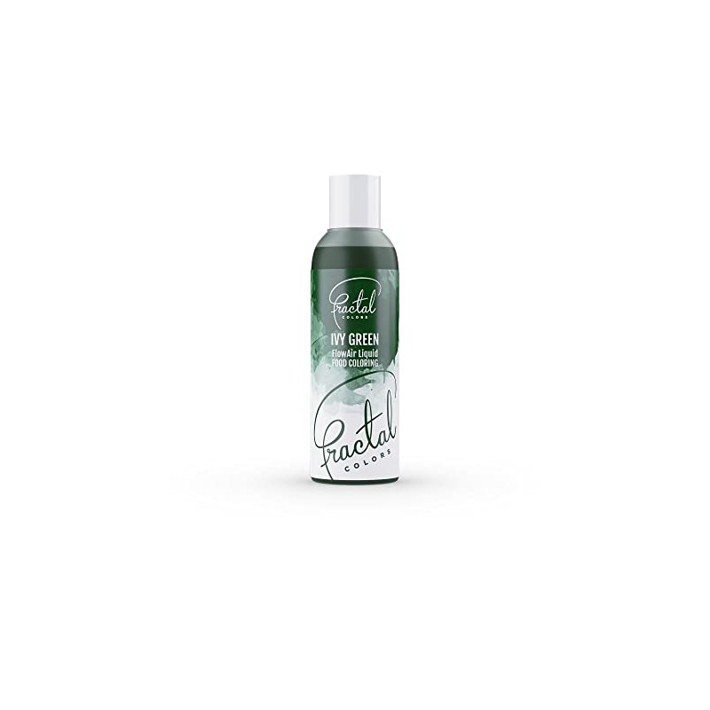 Fractal Colours FlowAir Airbrush Liquid Food Colouring 100ml Ivy Green