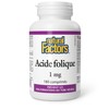 Natural Factors Folic Acid 1 mg/1,000 mcg,180 Tablets, Prenatal Supplement,