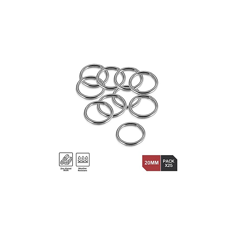DOJA Industrial Welded Ring Pack 25 3 x 20 mm