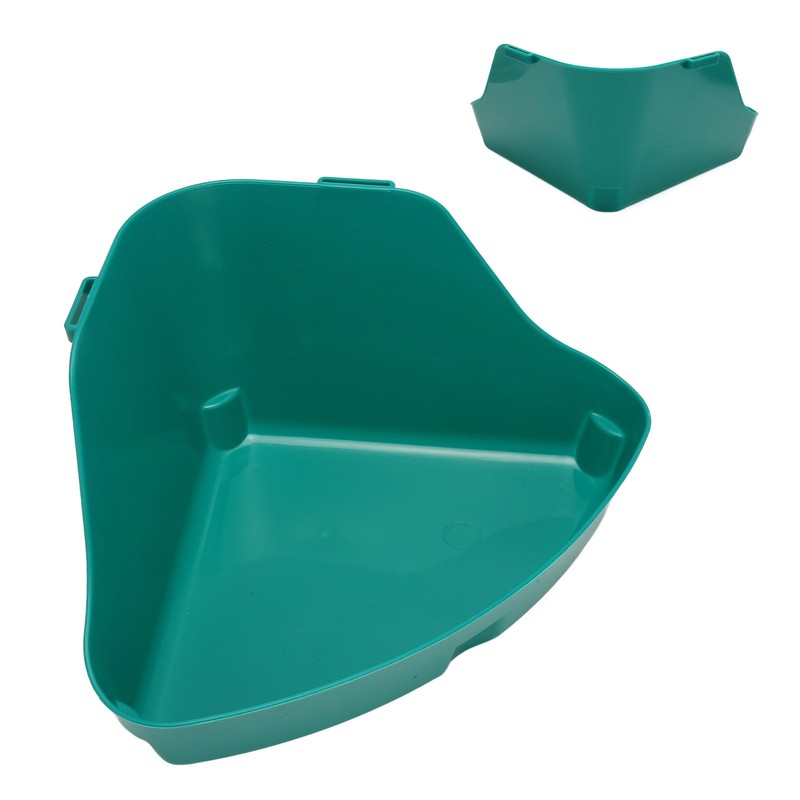 Small Animal Litter Box Fanshaped Rabbit Corner Toilet Box Potty
