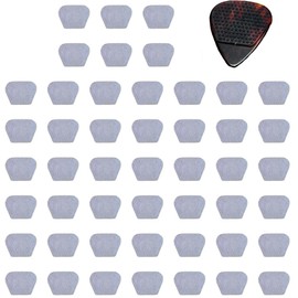 48 Pack Guitar Pick Grippers,Anti-Slip Rubber Grip Holders, Washable Soft Pick Grips