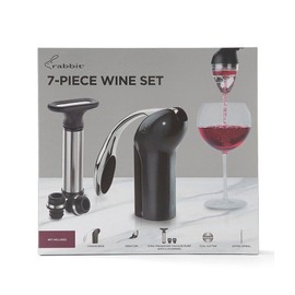 Rabbit 7-Piece Wine Bar Gift Set , NEW!!!!!
