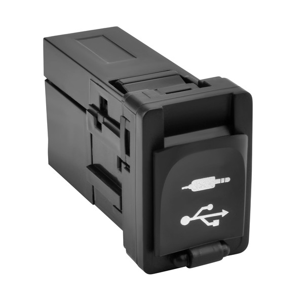 Quorlentia AUX USB Port Adapter Jack Compatible with Toyota Replace