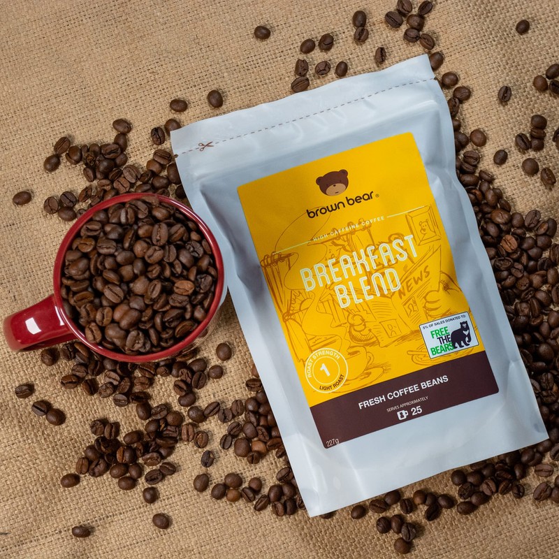 Light Roast Ground Coffee 227g - for French Press Cafetiere