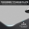 GR1 Pure Titanium Cutting Board for Kitchen Ultra-Durable, Lightweight, Dishwasher
