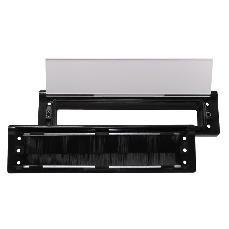 Draft Dodger Telescopic Mail Slot (Glossy White on Black, Standard